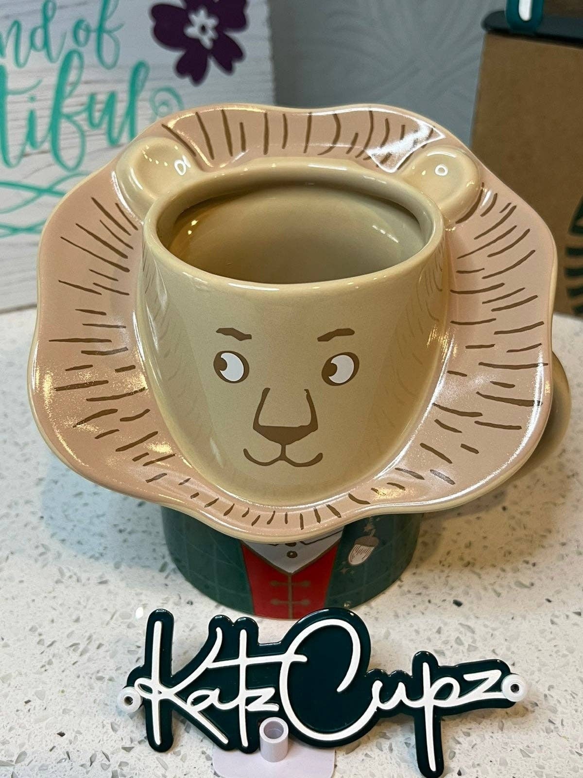 Starbucks Gentle Lion w/Mane in Suit Mug, Taiwan 2021