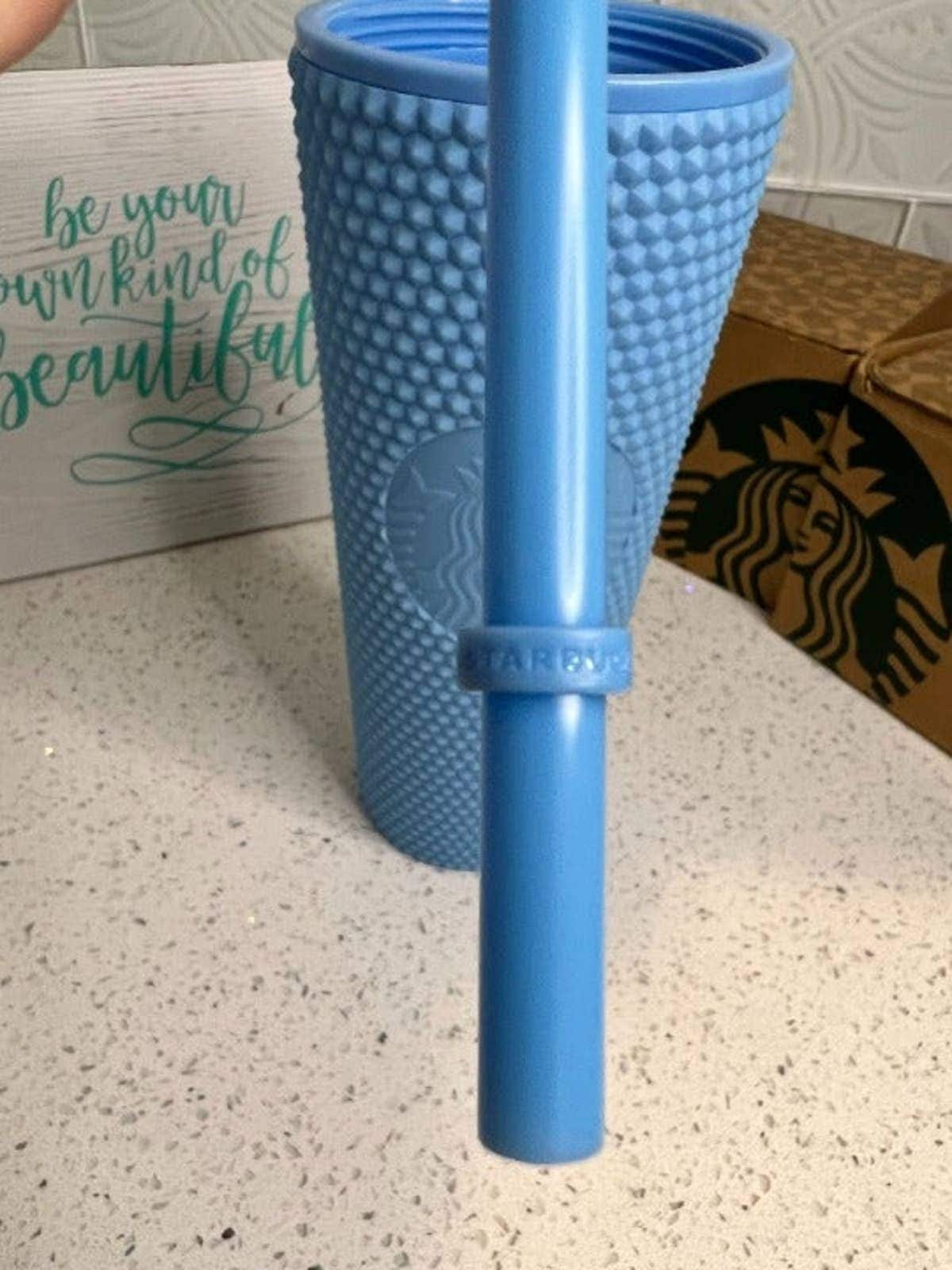 Starbucks Matte Sky Blue Studded Tumbler, Thailand