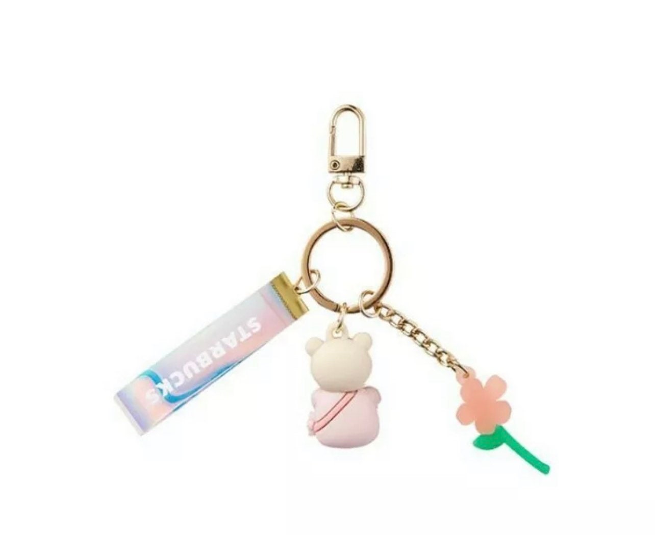 Starbucks Sakura Flowery Bearista Keychain