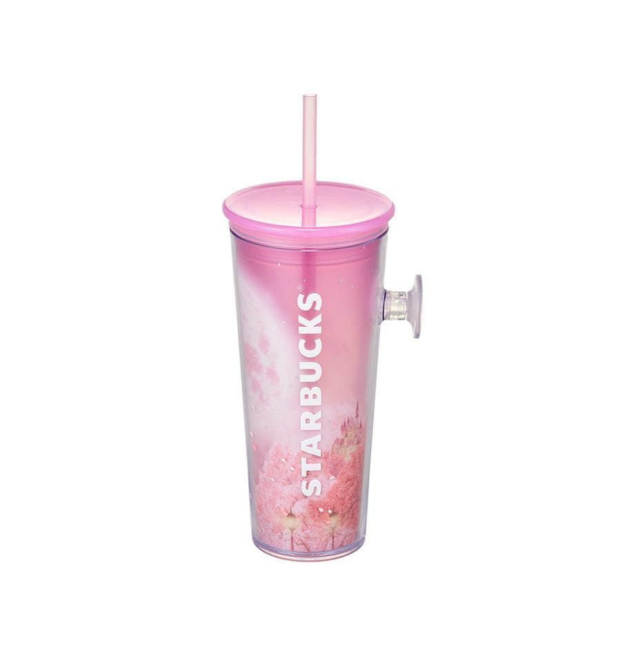Starbucks Sakura Corkcicle Flip-Straw Kettle & Sakura Finger Socket Tumbler, Taiwan