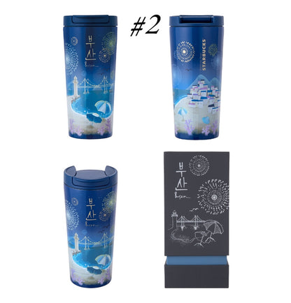 Starbucks Collector's Edition Korea Tour Stainless Steel Tumbler Collection