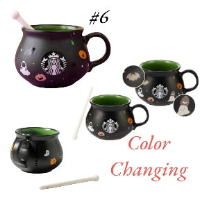 Starbucks Halloween newest Thailand 2022 Color Changing Cauldron Mug 12 oz