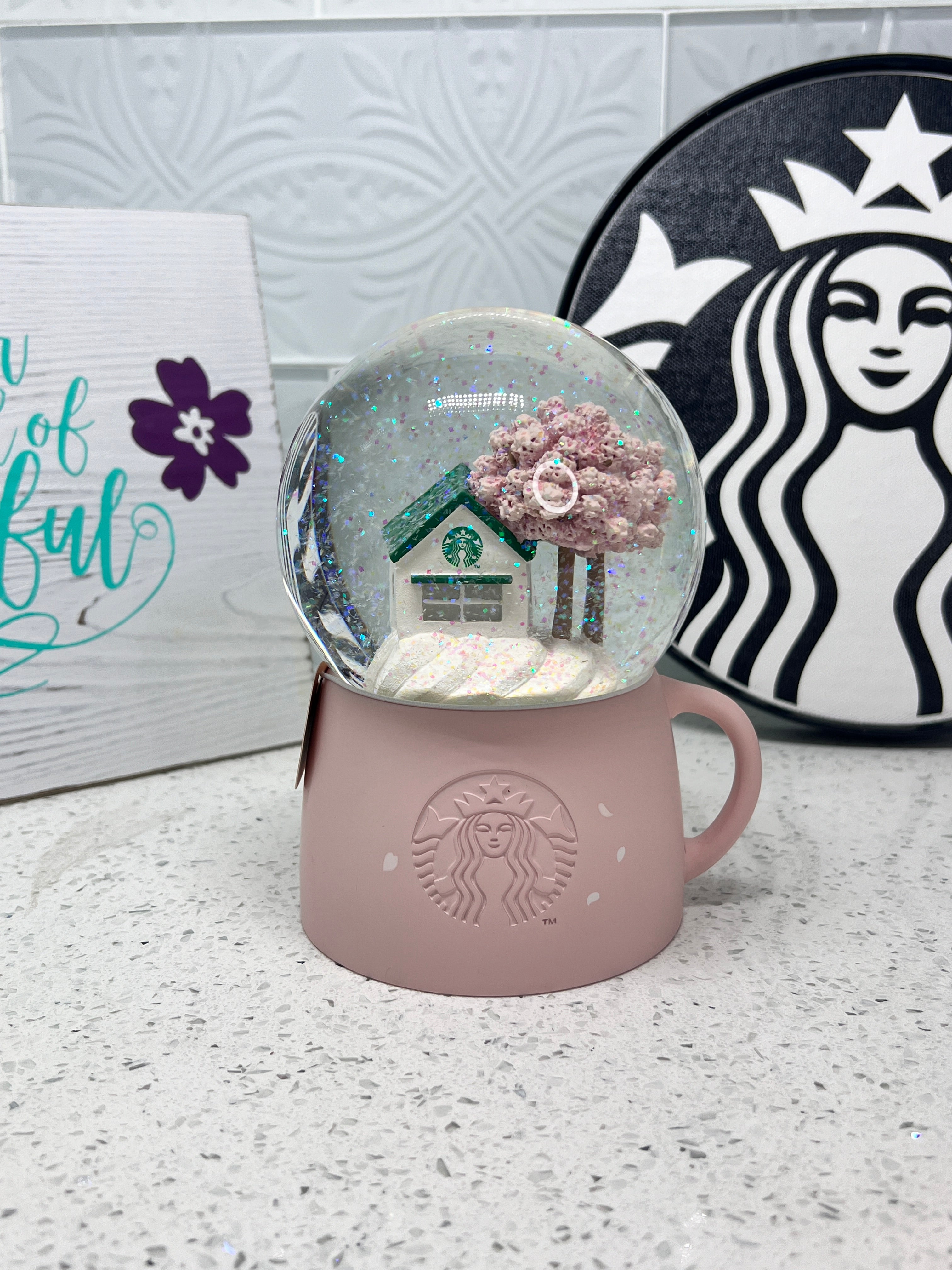 Starbucks Korea Cherry Blossom store globe cup