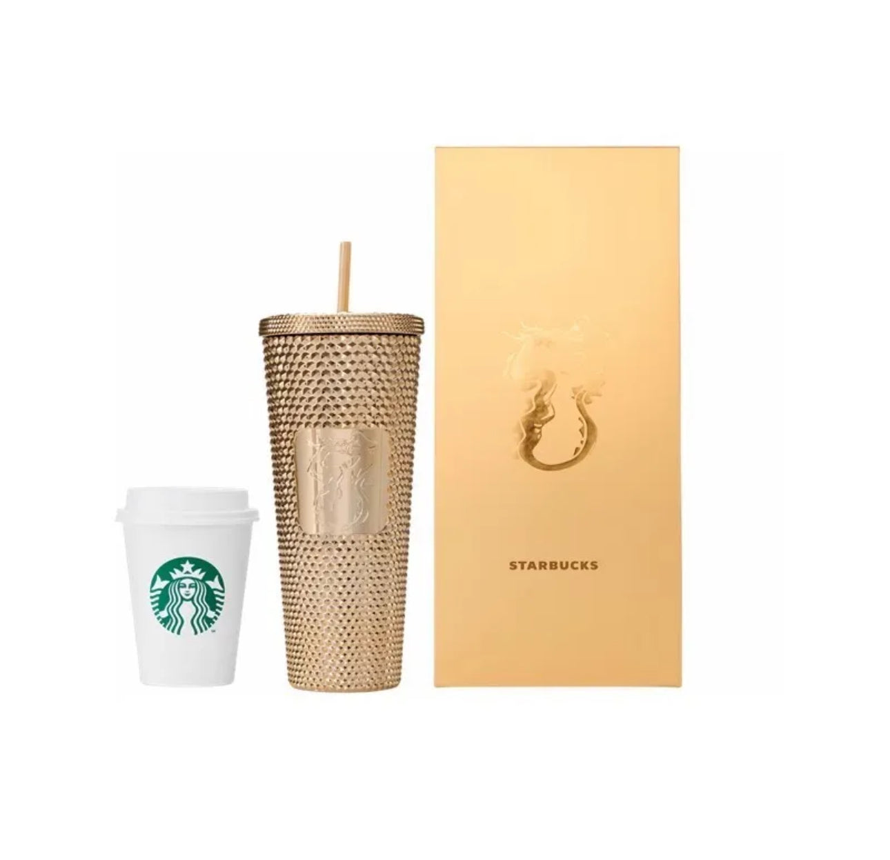 On sale Starbucks Yellow Gold Studded