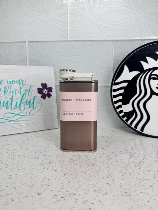Starbucks & Stanley Pink Stainless Steel Classic Flask, 8oz