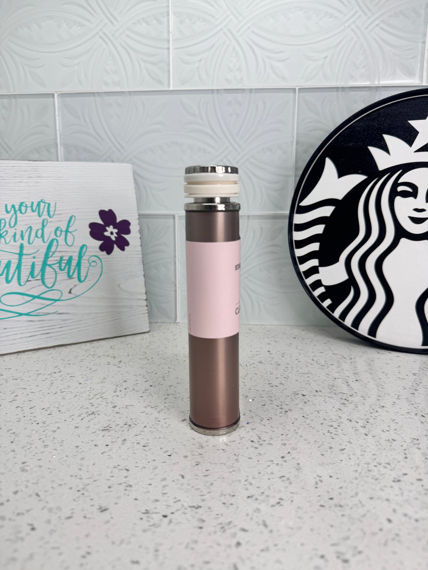 Starbucks & Stanley Pink Stainless Steel Classic Flask, 8oz