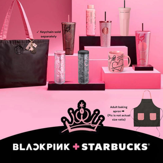 BlackPink + Starbucks Collection, Thailand '23 *NO RHINESTONE AVAILABLE*