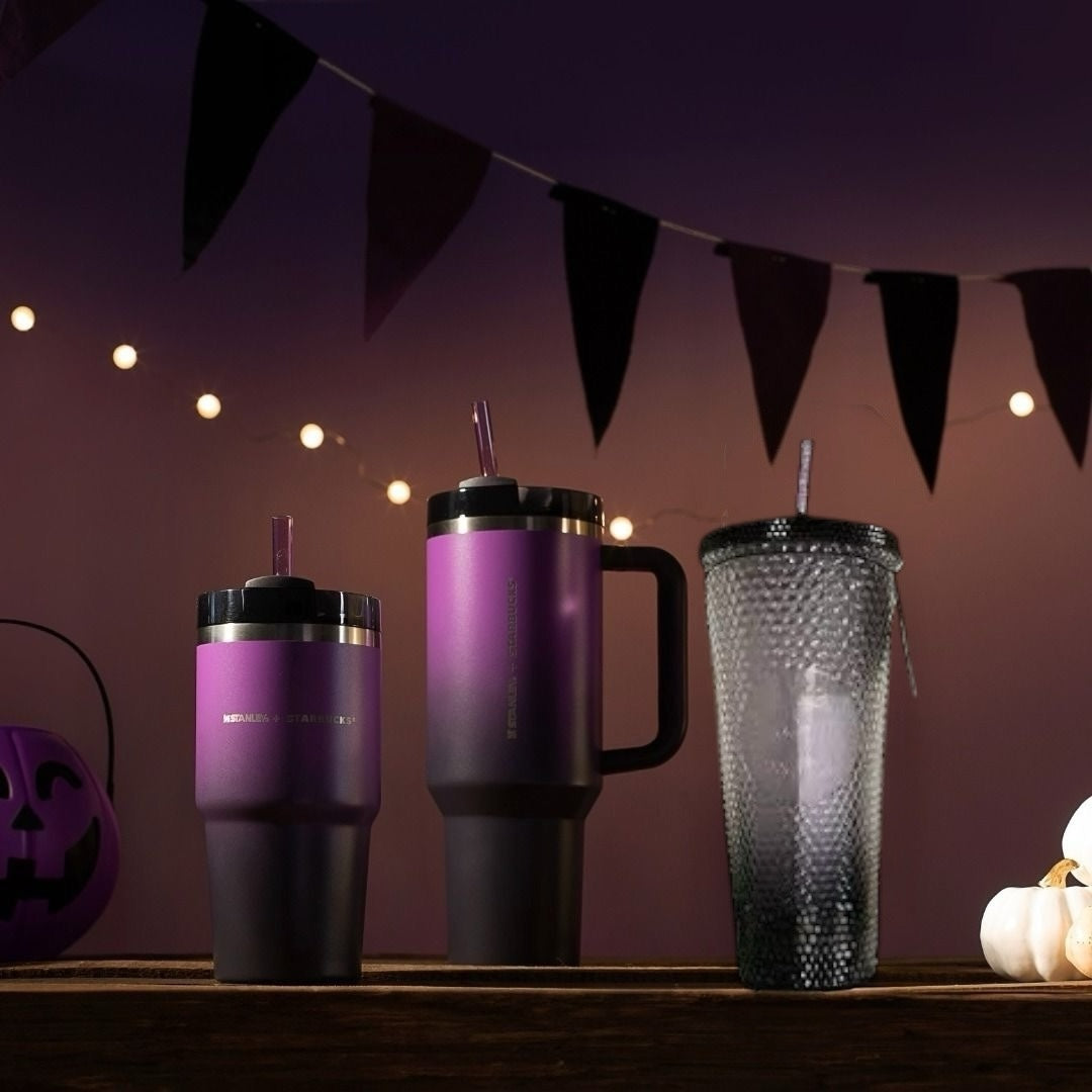 Starbucks + Stanley Purple/Black Halloween Collection, Taiwan