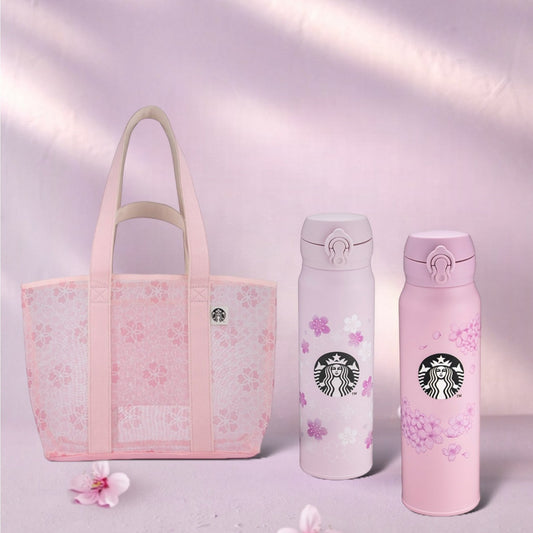 Starbucks Sakura Thermos' & Tote Bag - Taiwan '24