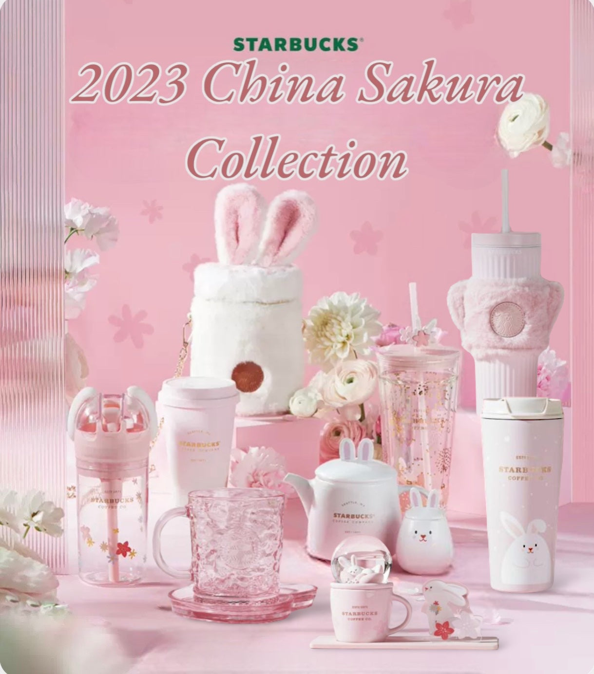 Starbucks Sakura China Collection 2023