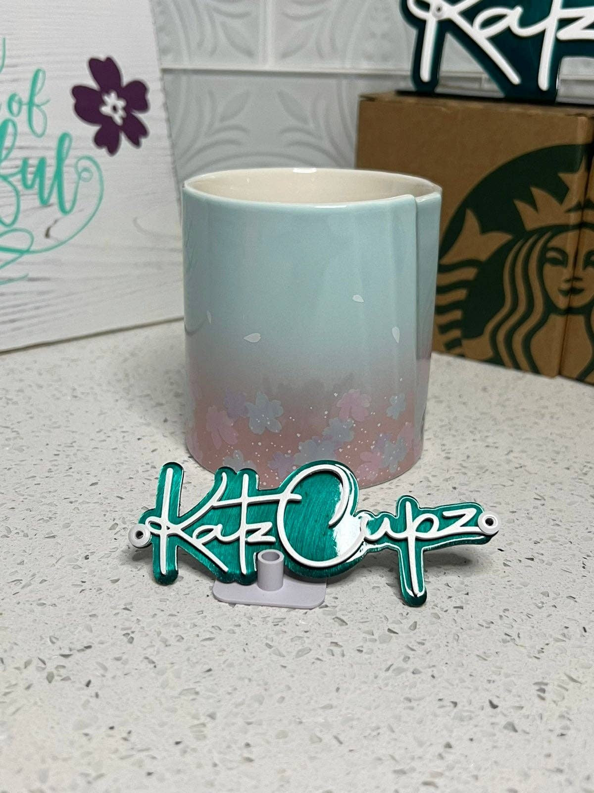 Starbucks 2024 Overseas Teal Blue Gradient and Pink gradient