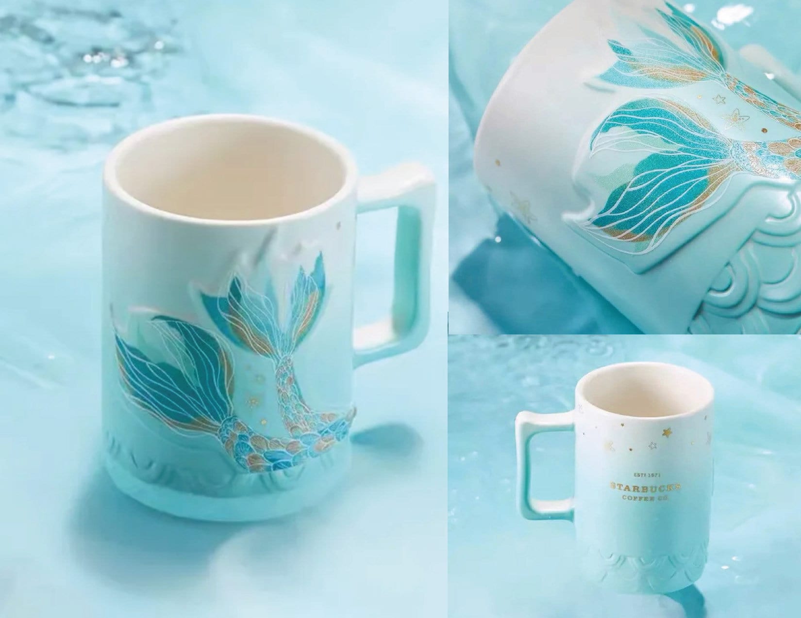 Starbucks 2022 Ocean Ice Anniversary Collection - China  Katz Cupz