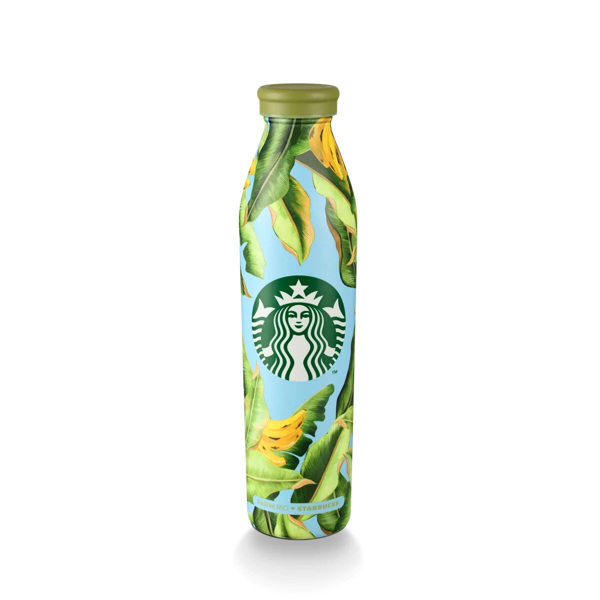 Starbucks + Farm Rio Stainless Steel 20oz Water Bottles, Indonesia 2022