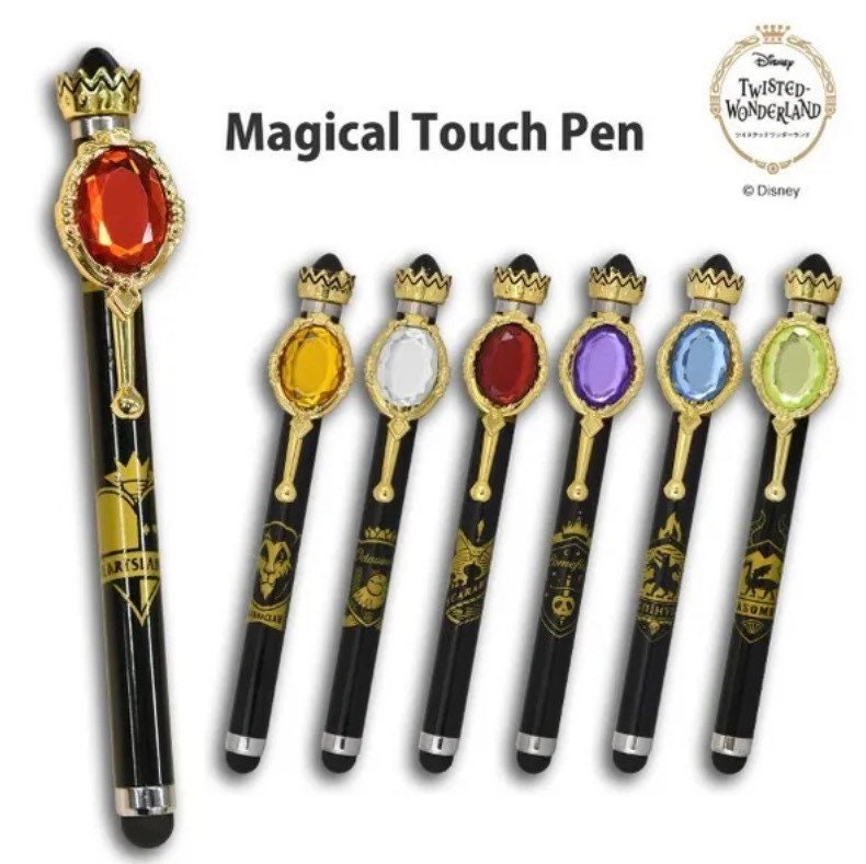 Magic Homework Pen Japan Twisted Wonderland Stylus/Magic Pen with House Gems **NOT STARBU ...