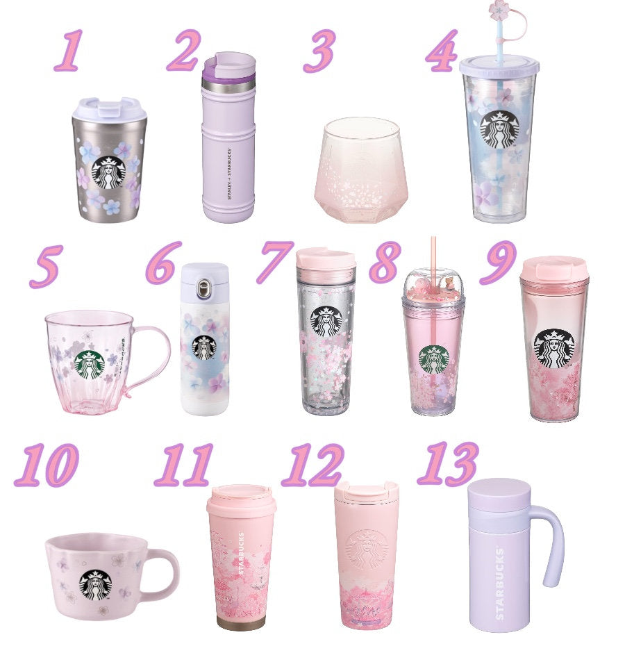 Starbucks Romantic Cherry Blossom Sakura Collection 2023, Thailand