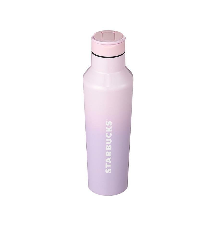 Starbucks shops CorkCicle Soft Touch Summer Yellow/Pink SS Kettle Water Bottle, Taiwan